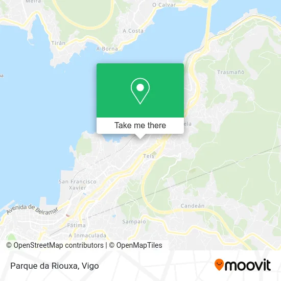Parque da Riouxa map
