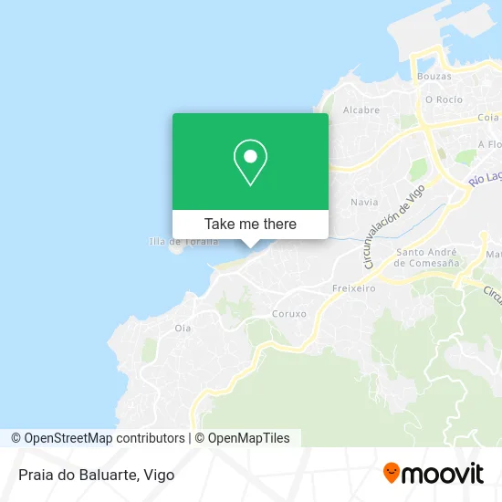 Praia do Baluarte map
