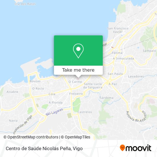 Centro de Saúde Nicolás Peña map