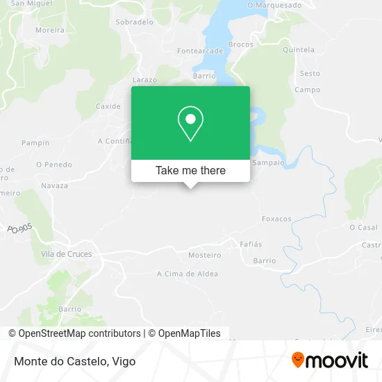 Monte do Castelo map