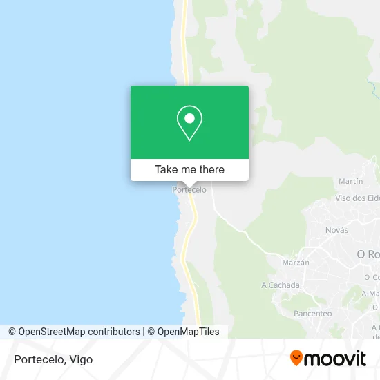 Portecelo map