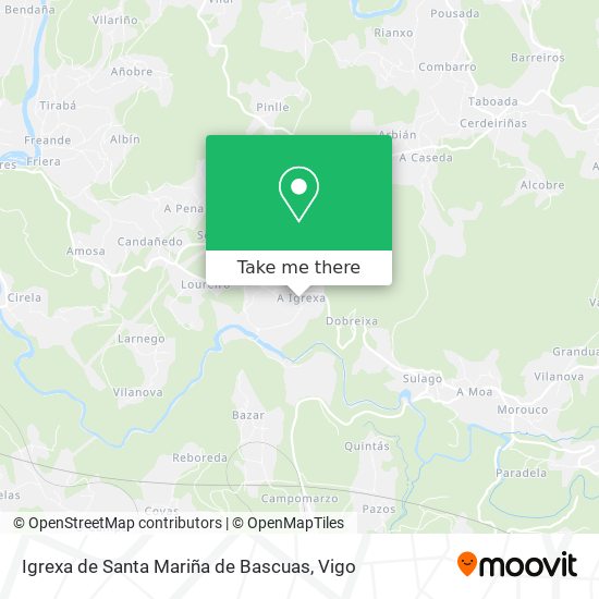 Igrexa de Santa Mariña de Bascuas map