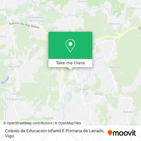Colexio de Educación Infantil E Primaria de Leirado map