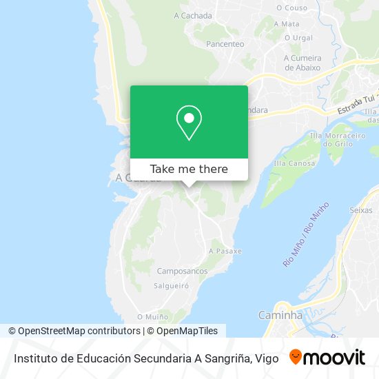 Instituto de Educación Secundaria A Sangriña map