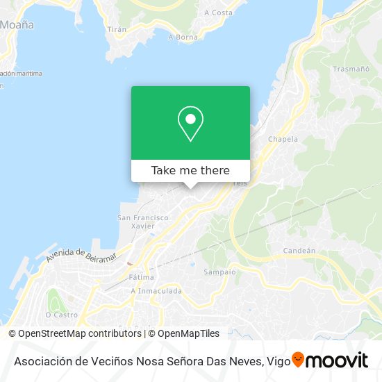 Asociación de Veciños Nosa Señora Das Neves map