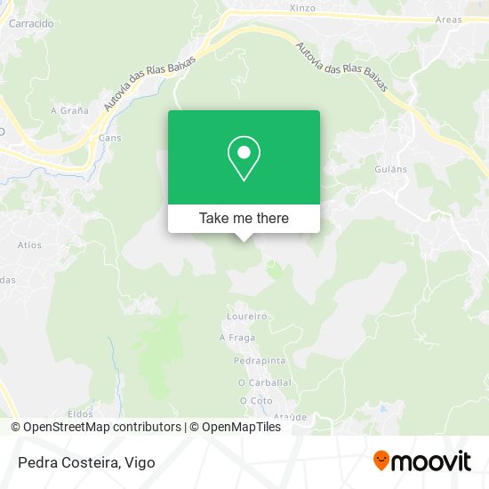 Pedra Costeira map