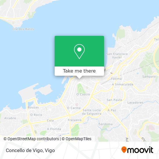 mapa Concello de Vigo