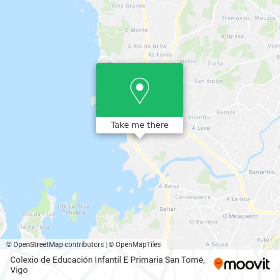Colexio de Educación Infantil E Primaria San Tomé map