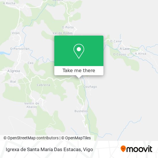 Igrexa de Santa María Das Estacas map