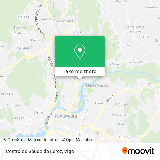 Centro de Saúde de Lérez map