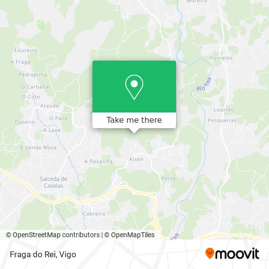 Fraga do Rei map