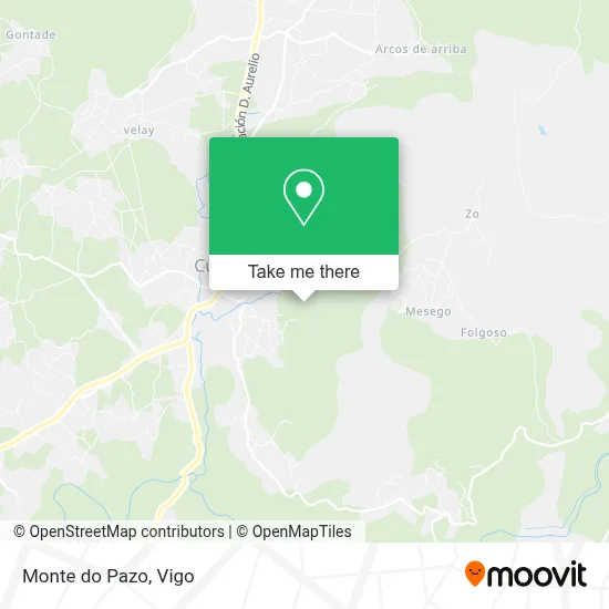 Monte do Pazo map