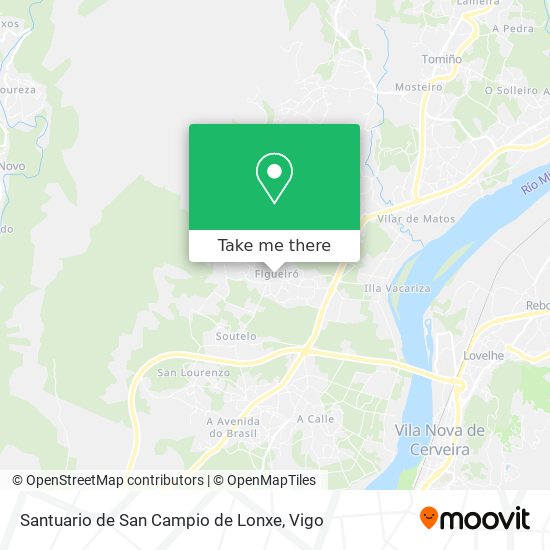 Santuario de San Campio de Lonxe map