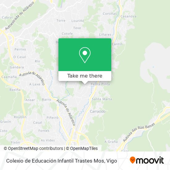 Colexio de Educación Infantil Trastes Mos map