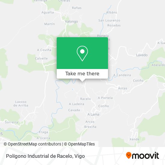 Polígono Industrial de Racelo map