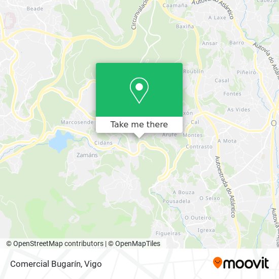 Comercial Bugarín map