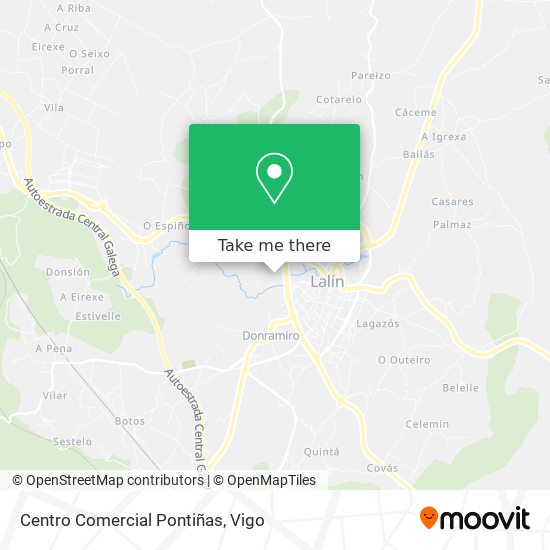 mapa Centro Comercial Pontiñas