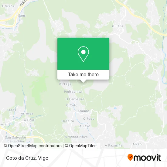 Coto da Cruz map