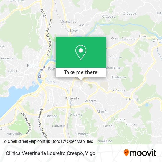 Clínica Veterinaria Loureiro Crespo map