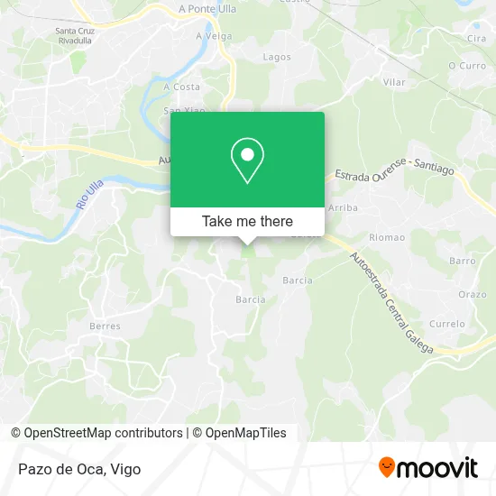 Pazo de Oca map