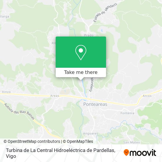 Turbina de La Central Hidroeléctrica de Pardellas map