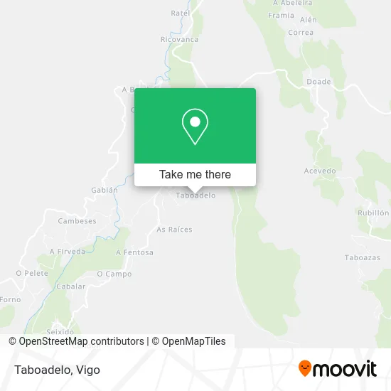 Taboadelo map