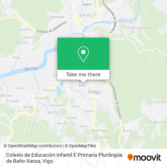 Colexio de Educación Infantil E Primaria Plurilingüe de Baño-Xanza map