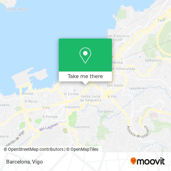 mapa Barcelona