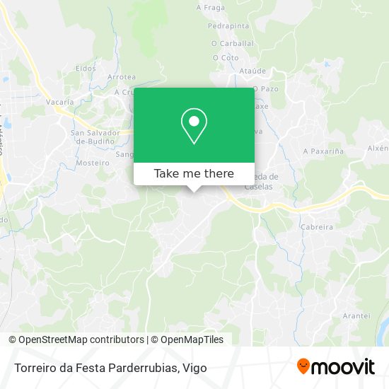 Torreiro da Festa Parderrubias map