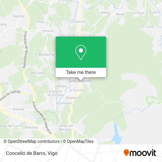 Concello de Barro map