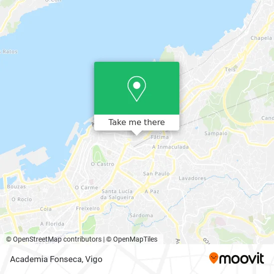 Academia Fonseca map