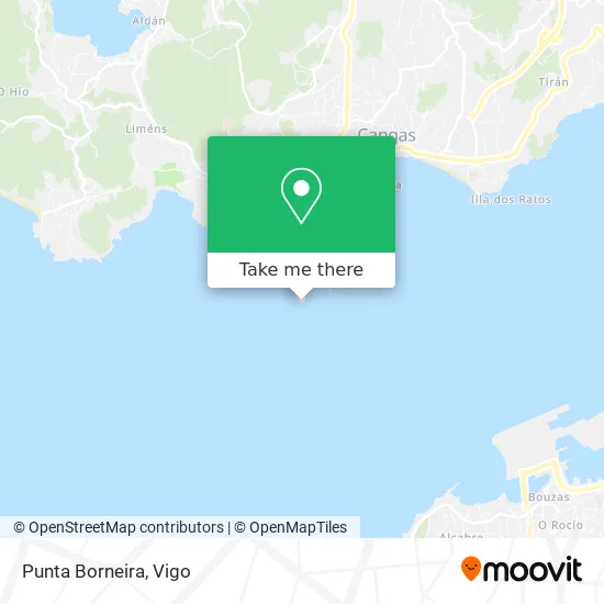 Punta Borneira map
