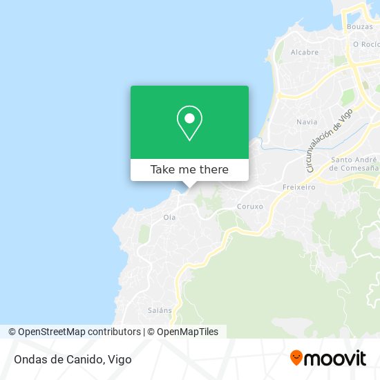 Ondas de Canido map