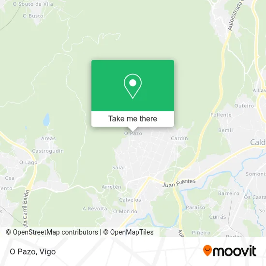 O Pazo map