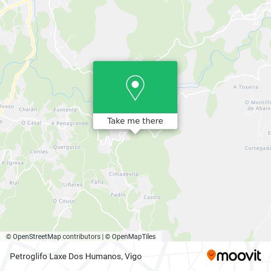 Petroglifo Laxe Dos Humanos map