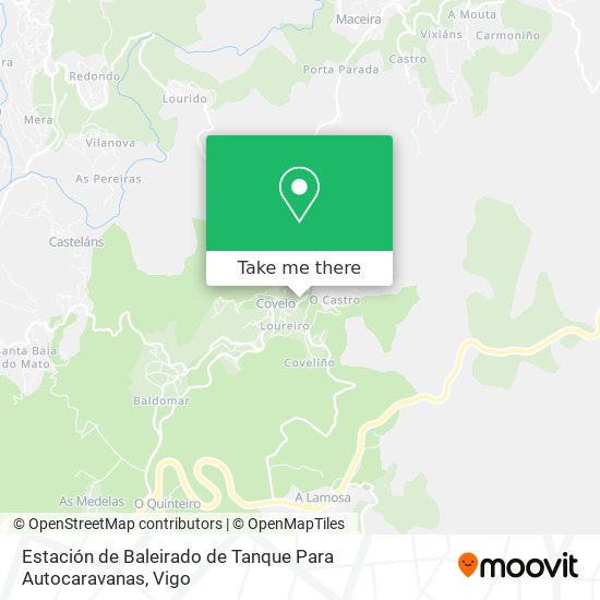 Estación de Baleirado de Tanque Para Autocaravanas map