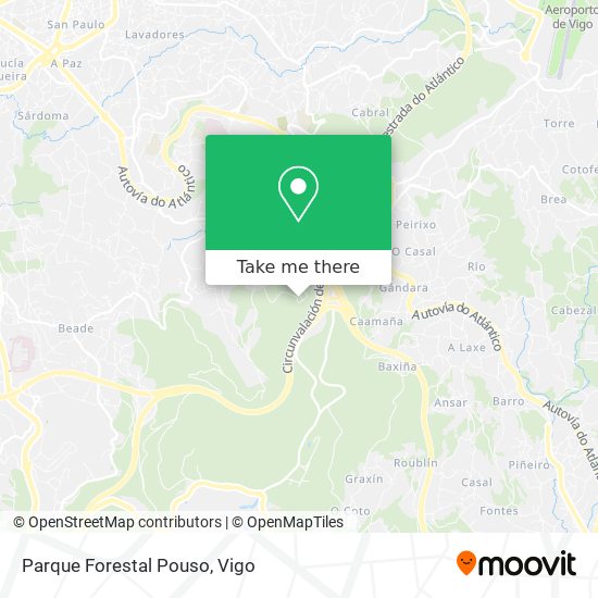 Parque Forestal Pouso map