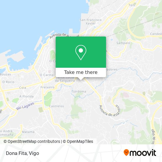 Dona Fita map