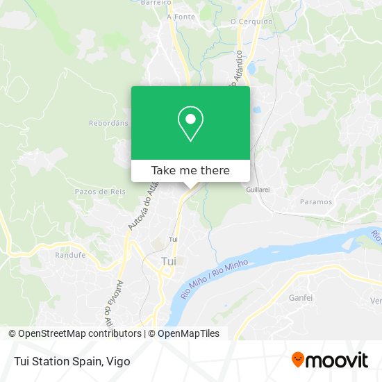 Tui Station Spain map