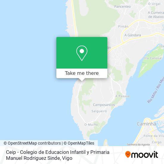 mapa Ceip - Colegio de Educacion Infantil y Primaria Manuel Rodríguez Sinde