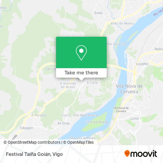 Festival Taiña Goián map