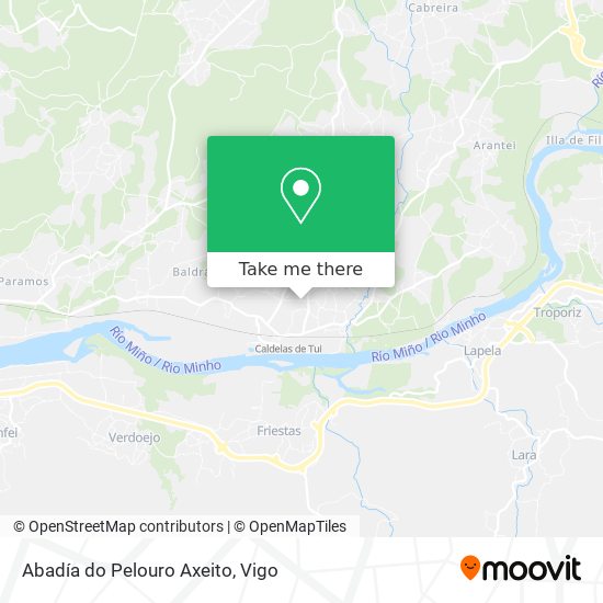 Abadía do Pelouro Axeito map
