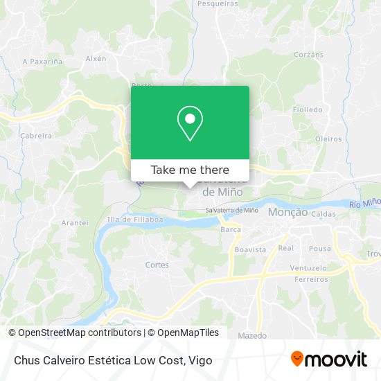 Chus Calveiro Estética Low Cost map