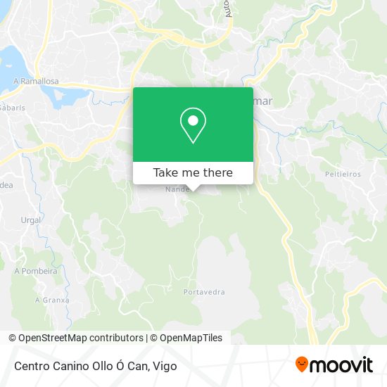 Centro Canino Ollo Ó Can map