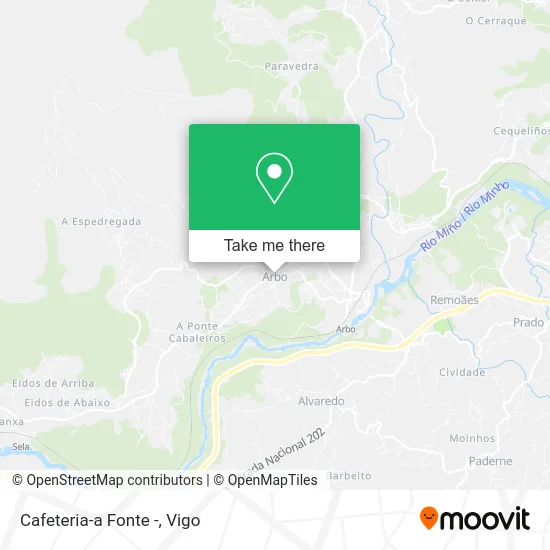 Cafeteria-a Fonte - map