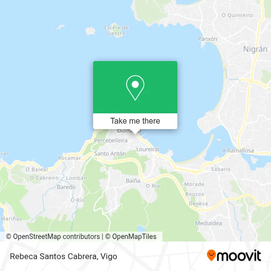 Rebeca Santos Cabrera map