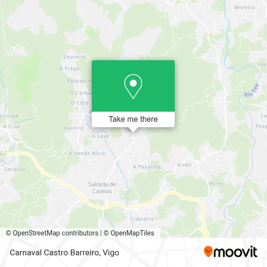 Carnaval Castro Barreiro map