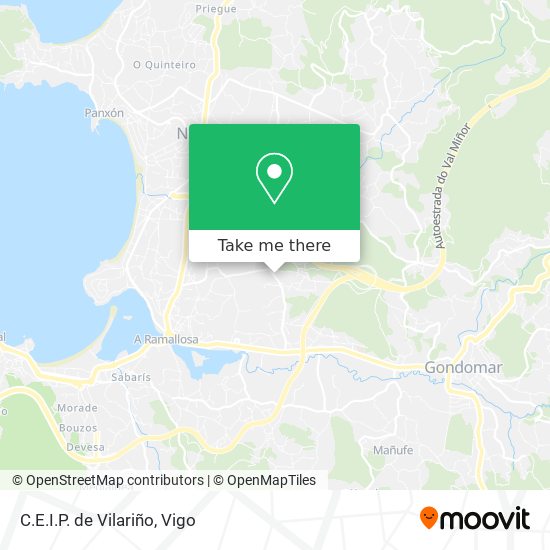 C.E.I.P. de Vilariño map