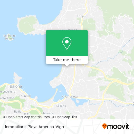 Inmobiliaria Playa America map