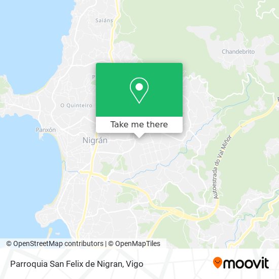 Parroquia San Felix de Nigran map